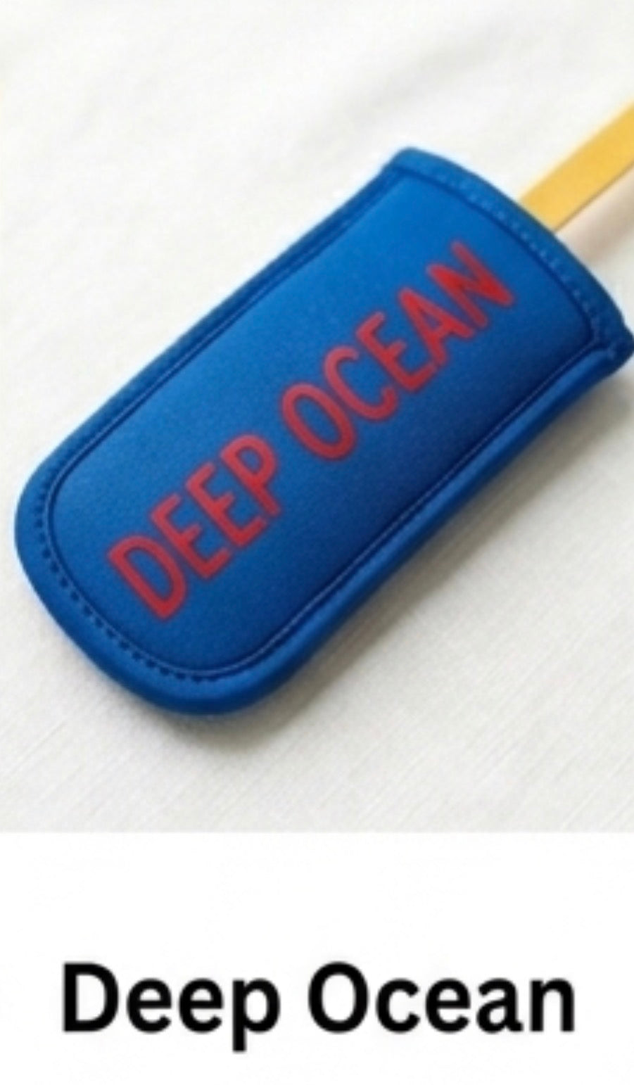 Personalized Neoprene Popsicle Holder - Custom Name Ice Pop Sleeve