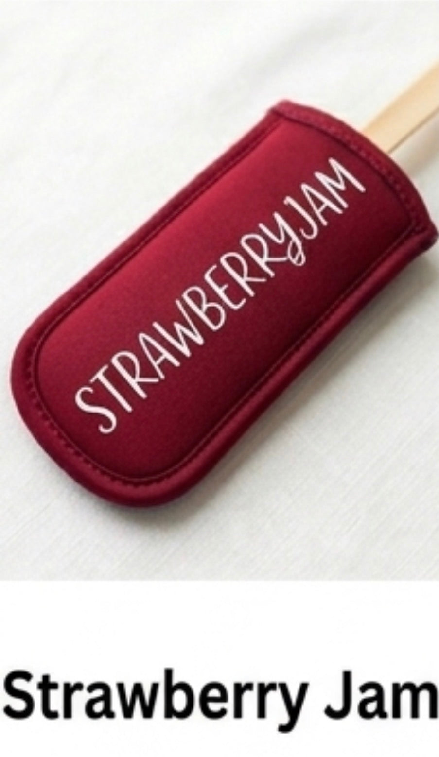 Personalized Neoprene Popsicle Holder - Custom Name Ice Pop Sleeve