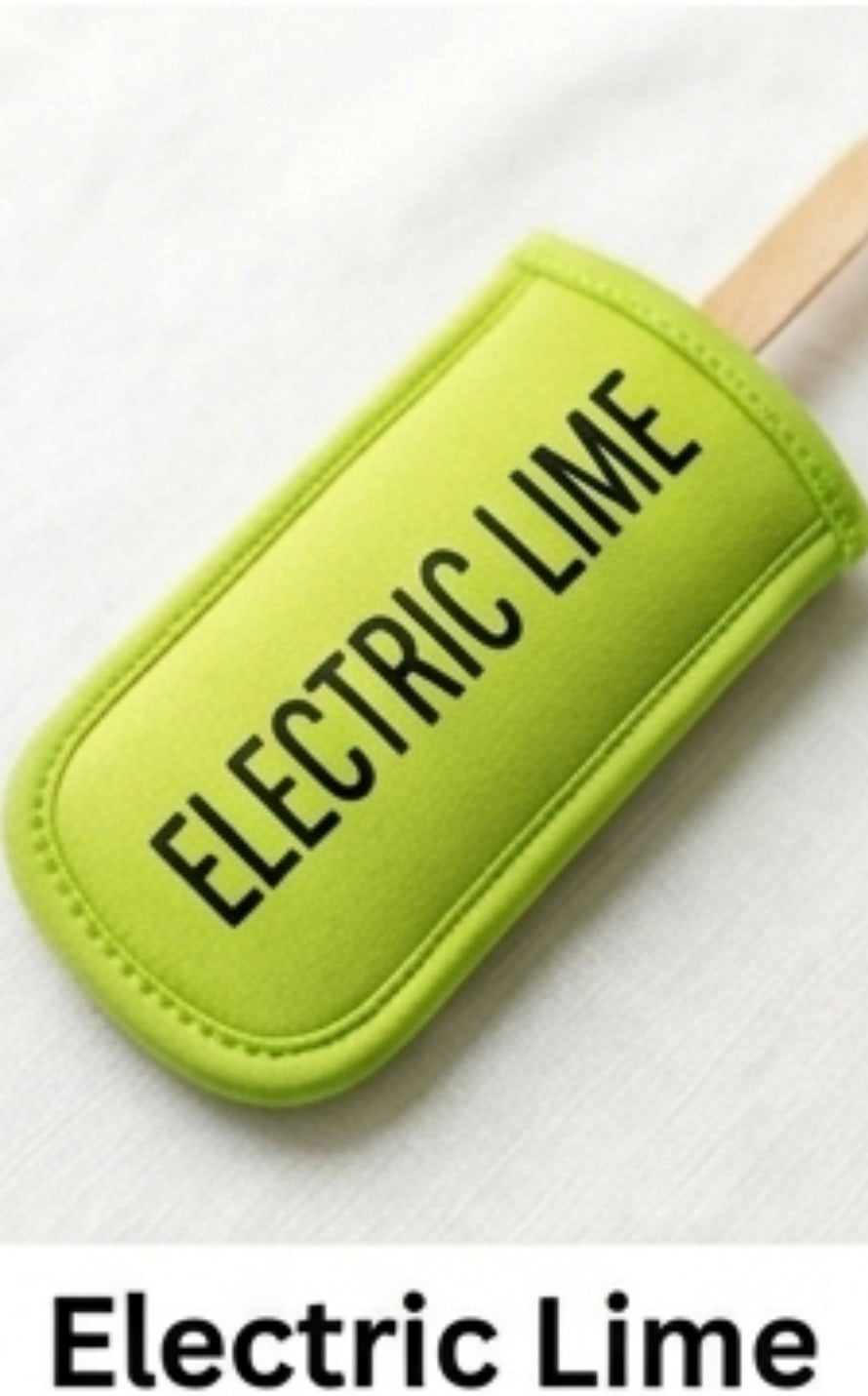 Personalized Neoprene Popsicle Holder - Custom Name Ice Pop Sleeve