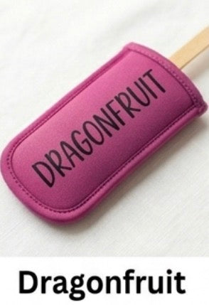 Personalized Neoprene Popsicle Holder - Custom Name Ice Pop Sleeve
