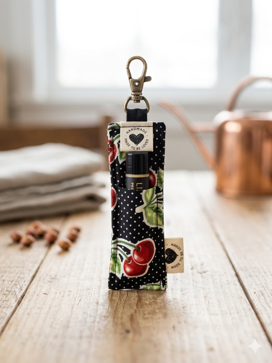 Life’s a Bowl of Cherries! 🍒 Cherry Print Lip Therapy Holder