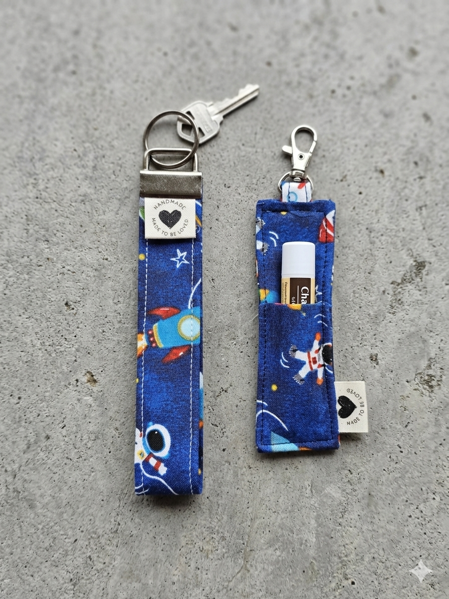 The Galaxy Mini-Therapy Bundle 🌌 | Wristlet & Lip Holder