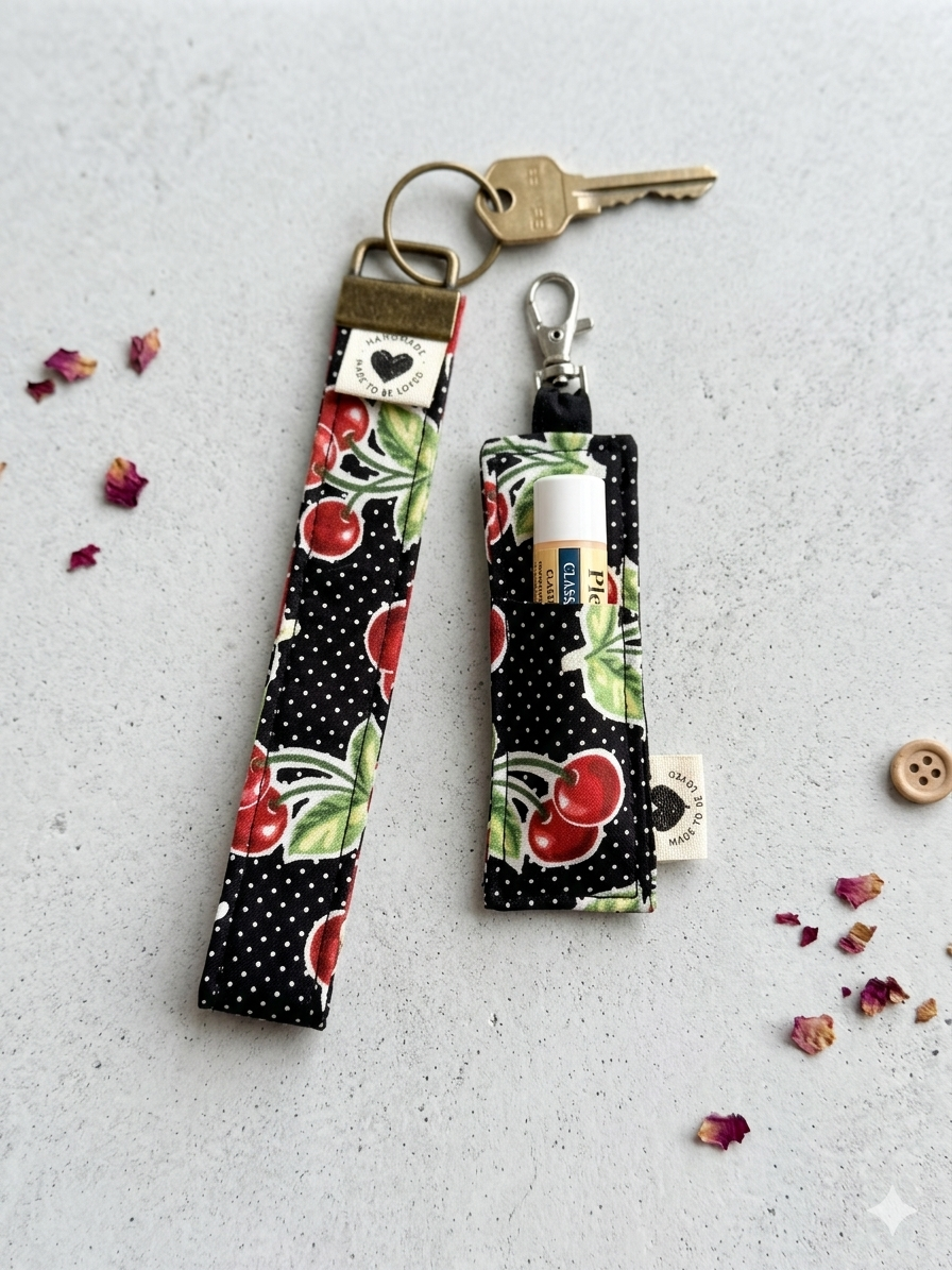 The Sweetest Duo Bundle 🍒 | Cherry Wristlet & Lip Therapy