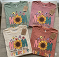 Mom Made All Day Every Day Sunflower Tee | Beyond the Stitch by Emma