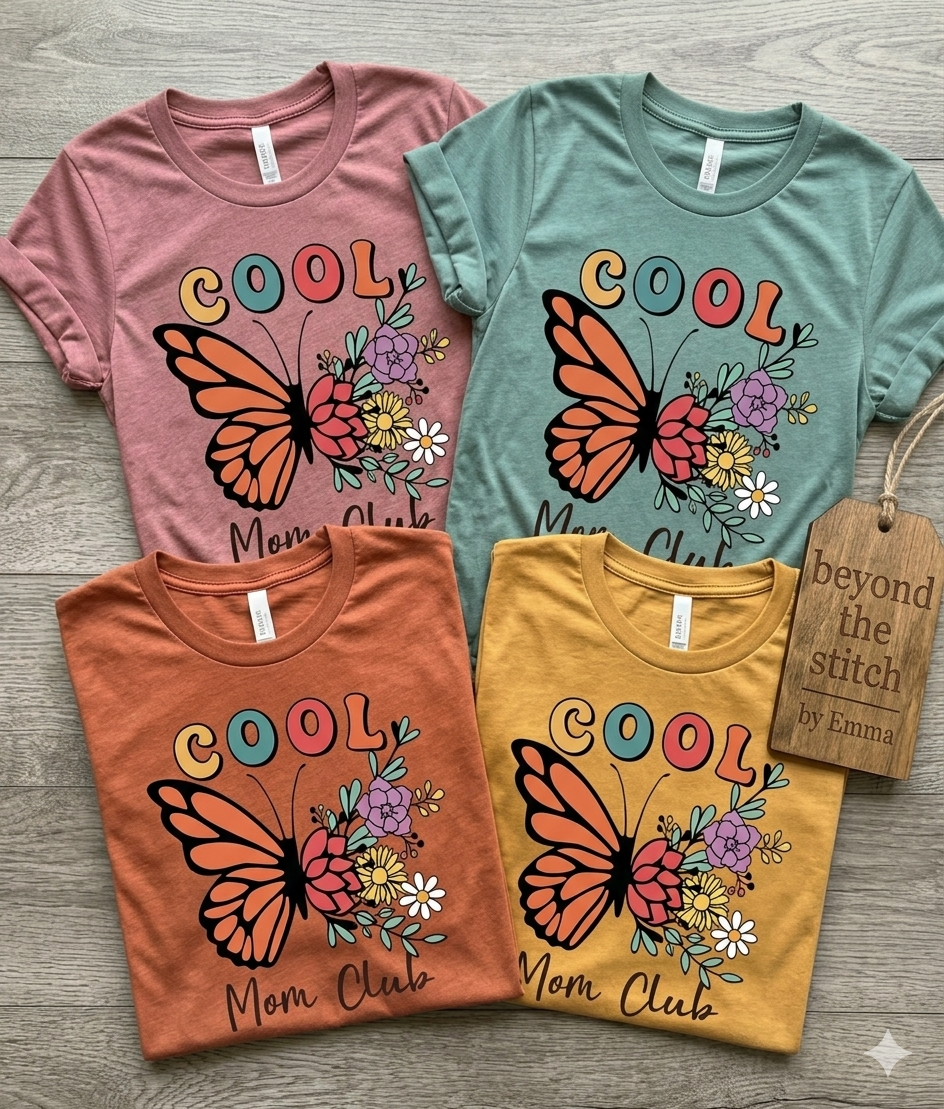 Butterfly Floral Graphic Tee – Vintage Boho Flower Shirt | Beyond the Stitch by Emma